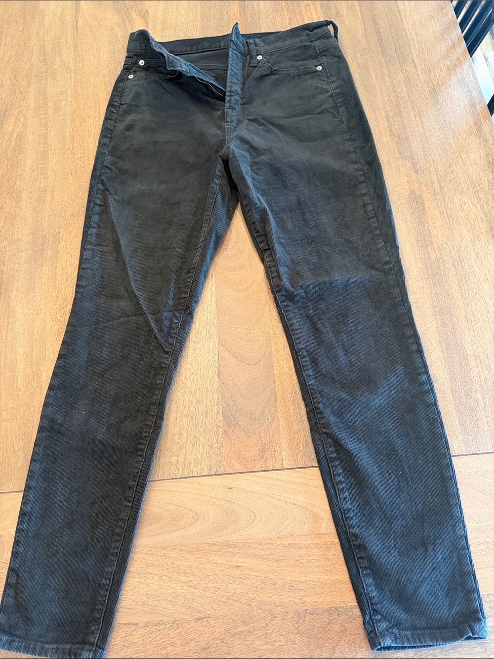 GAP 1969 charcoal corduroy
